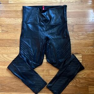 Spanx moto leggings